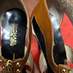 Michael Kors Tan Heeled Sandals